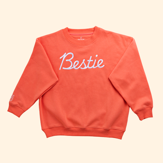 Bestie Oversized Crew Sweatshirt