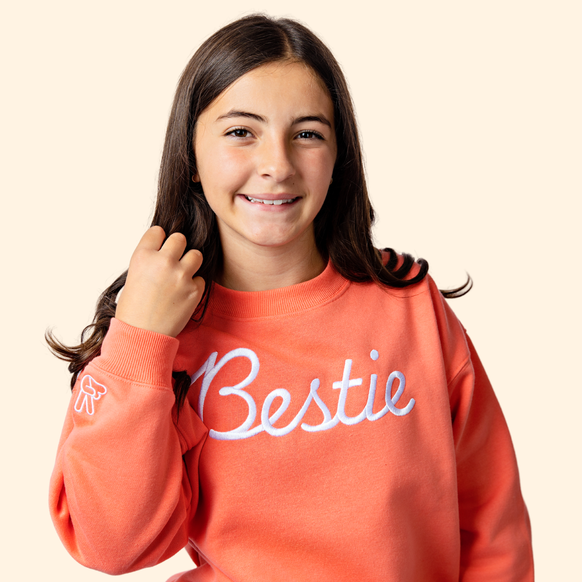 Bestie Oversized Crew Sweatshirt