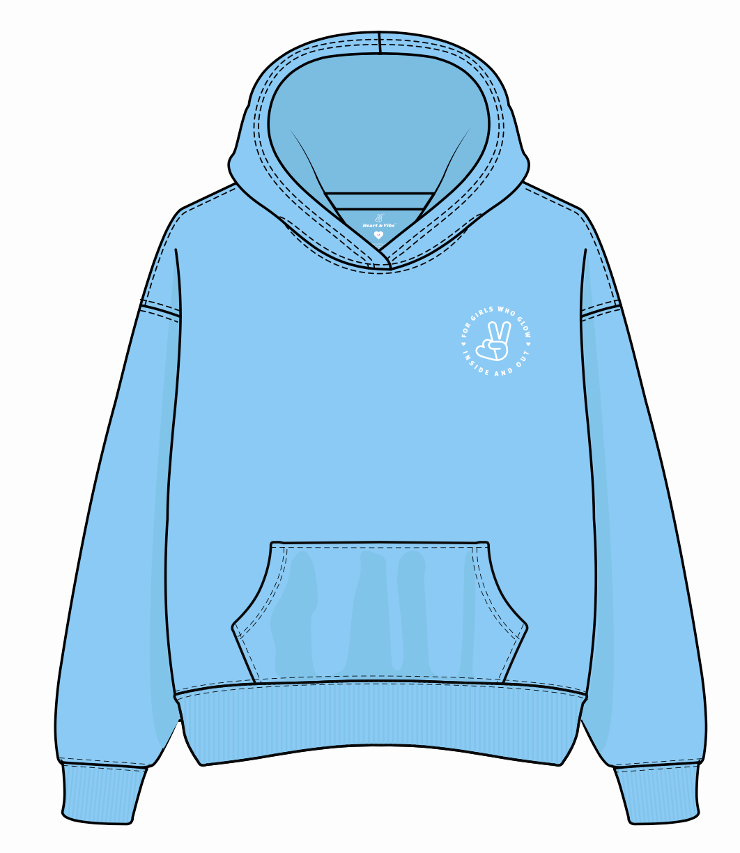 Glow Up Oversized Hoodie