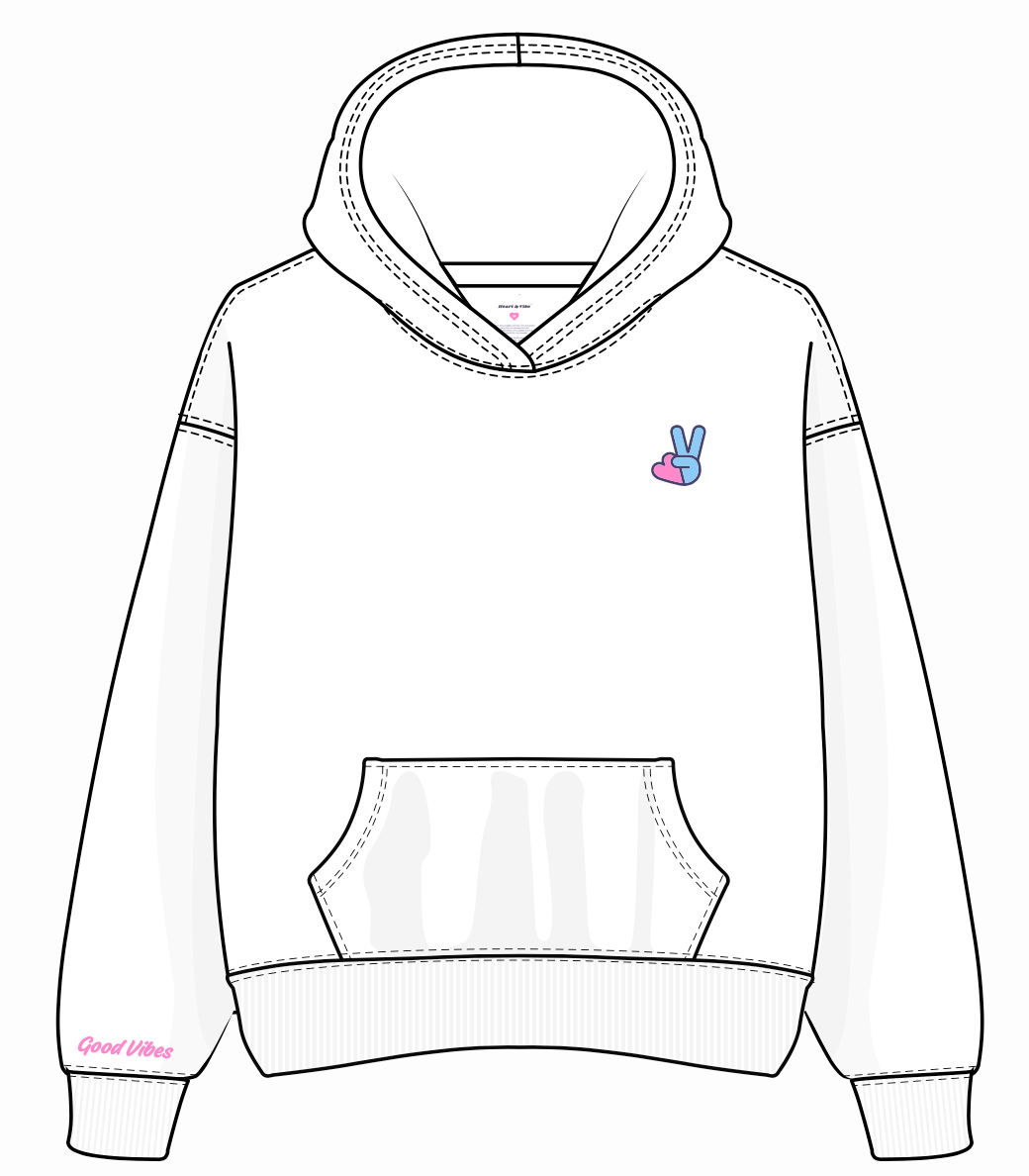 Good Vibes Oversized Hoodie